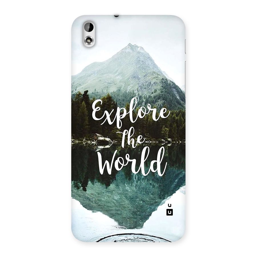 Explore The World Back Case for Desire 816g