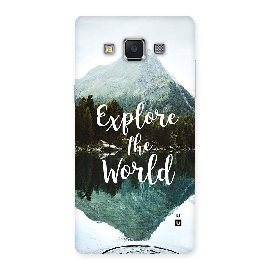 Explore The World Back Case for Galaxy A5