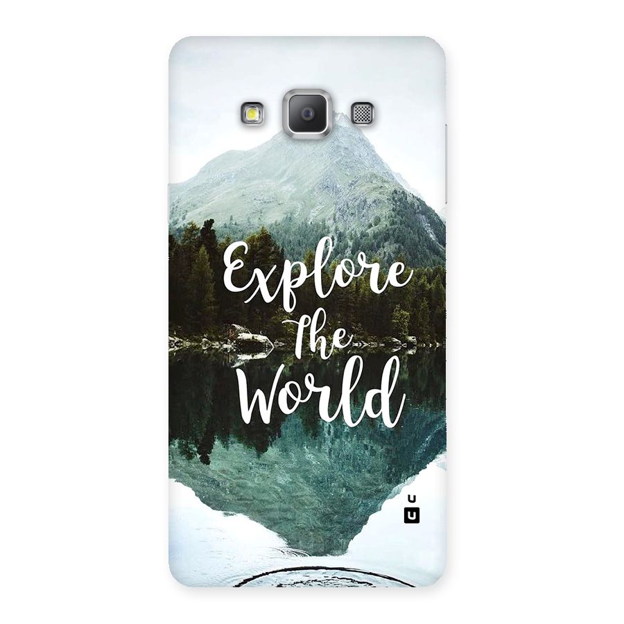 Explore The World Back Case for Galaxy A7