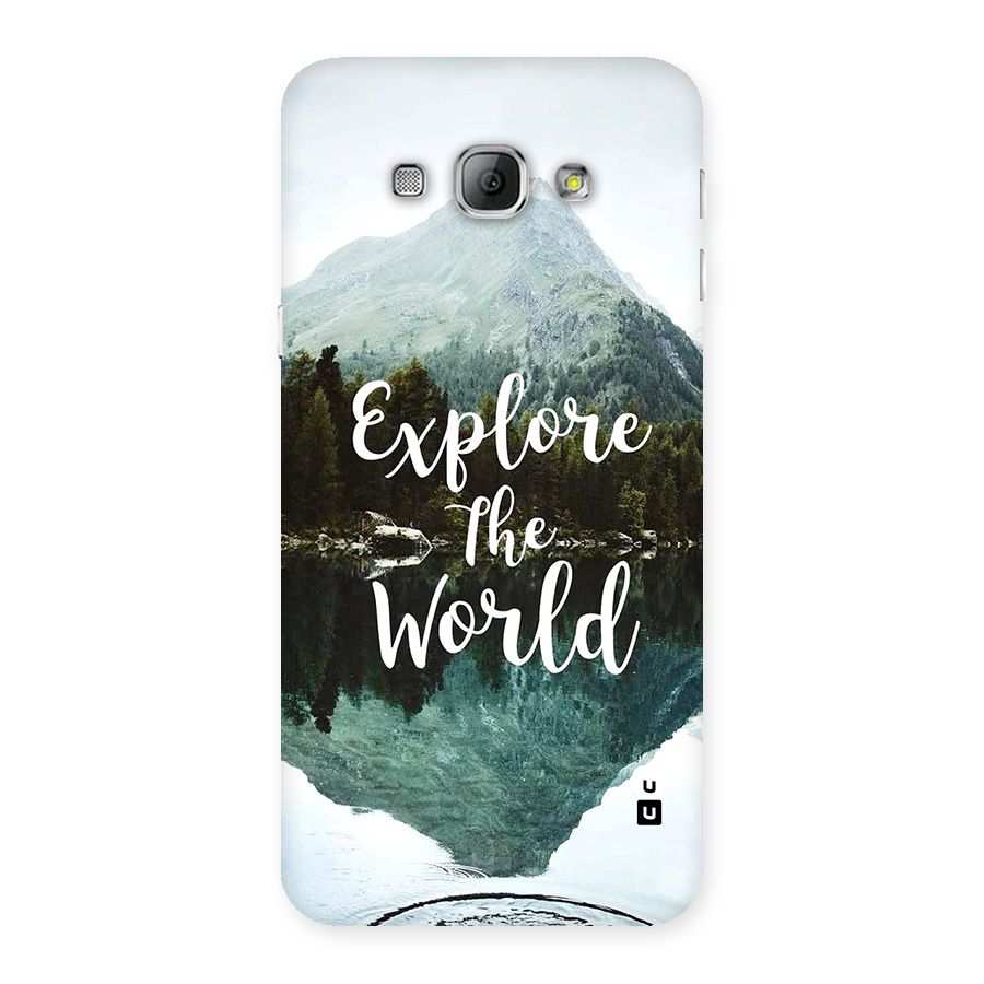 Explore The World Back Case for Galaxy A8