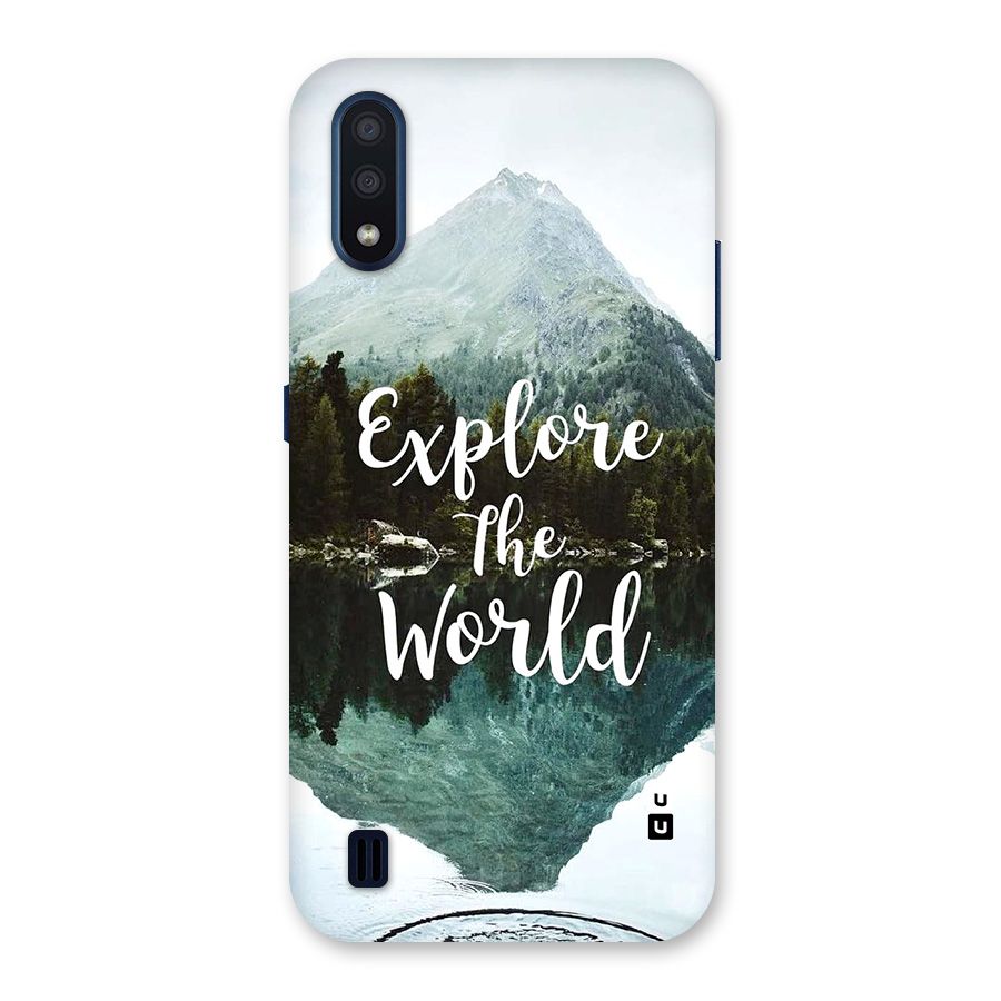 Explore The World Back Case for Galaxy M01