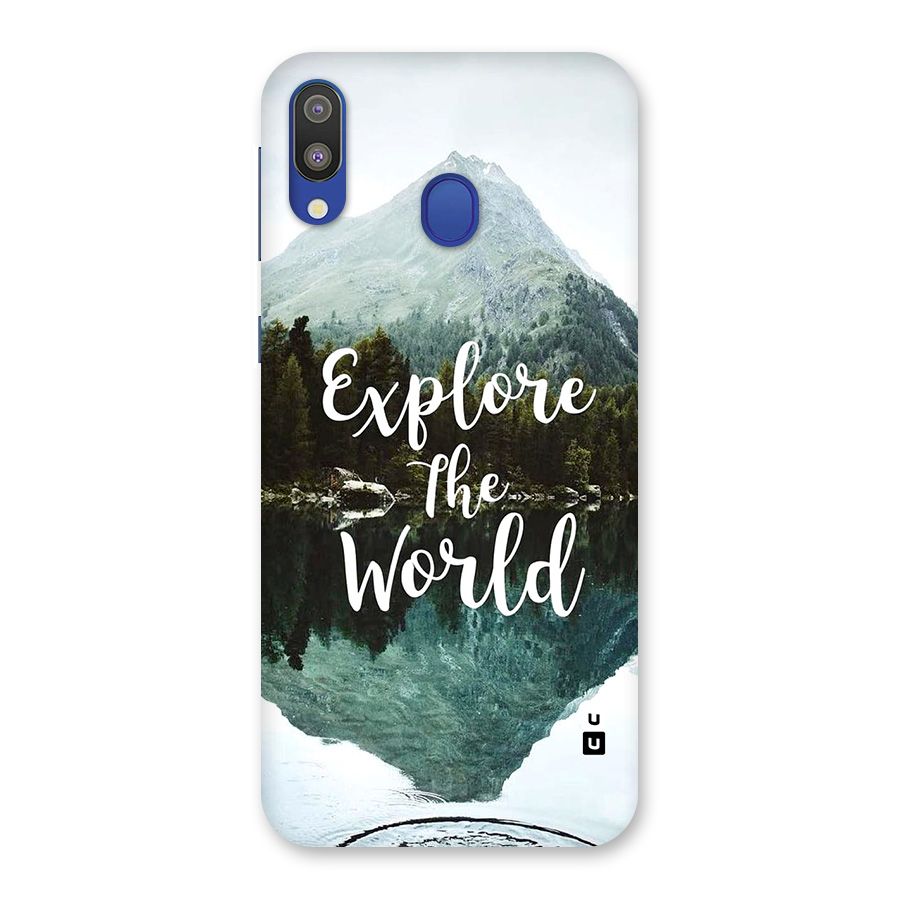 Explore The World Back Case for Galaxy M20