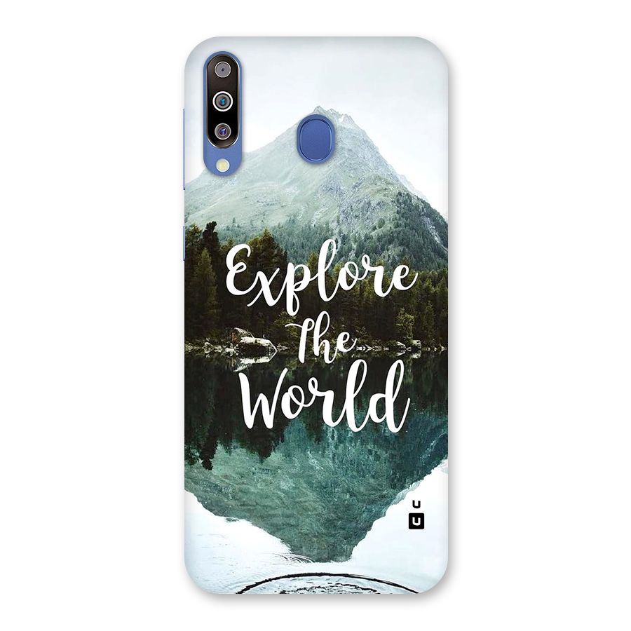 Explore The World Back Case for Galaxy M30