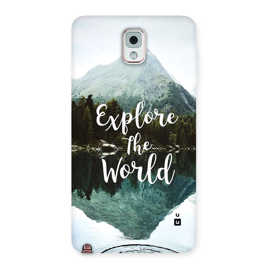 Explore The World Back Case for Galaxy Note 3