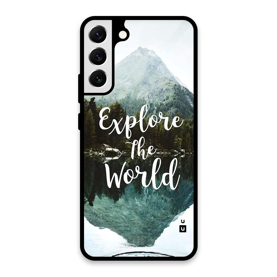 Explore The World Glass Back Case for Galaxy S22 Plus 5G