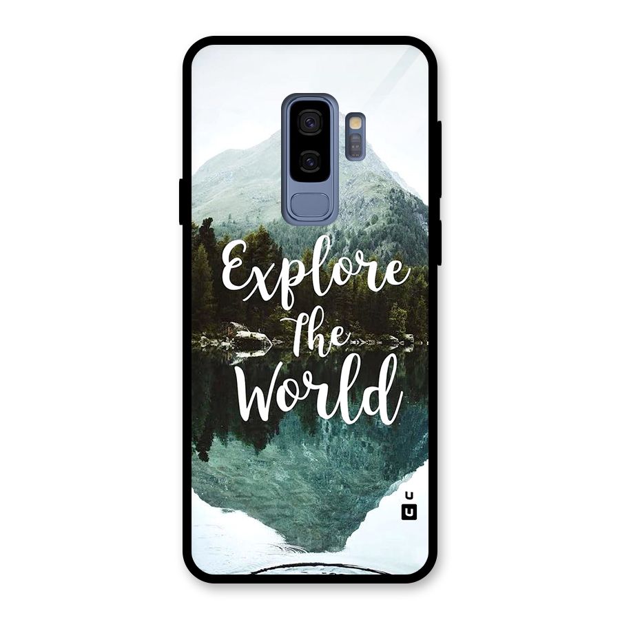 Explore The World Glass Back Case for Galaxy S9 Plus