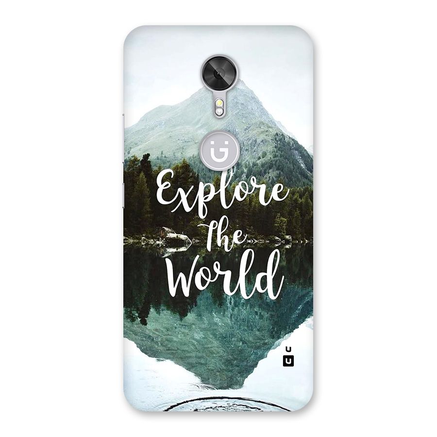 Explore The World Back Case for Gionee A1