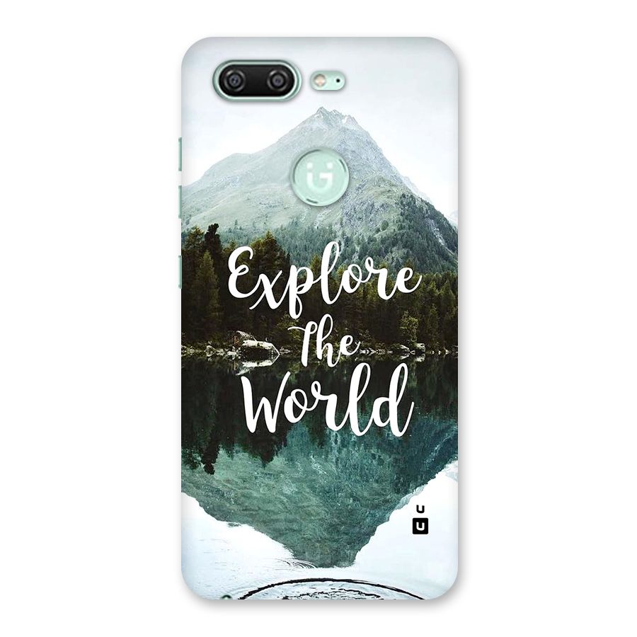 Explore The World Back Case for Gionee S10