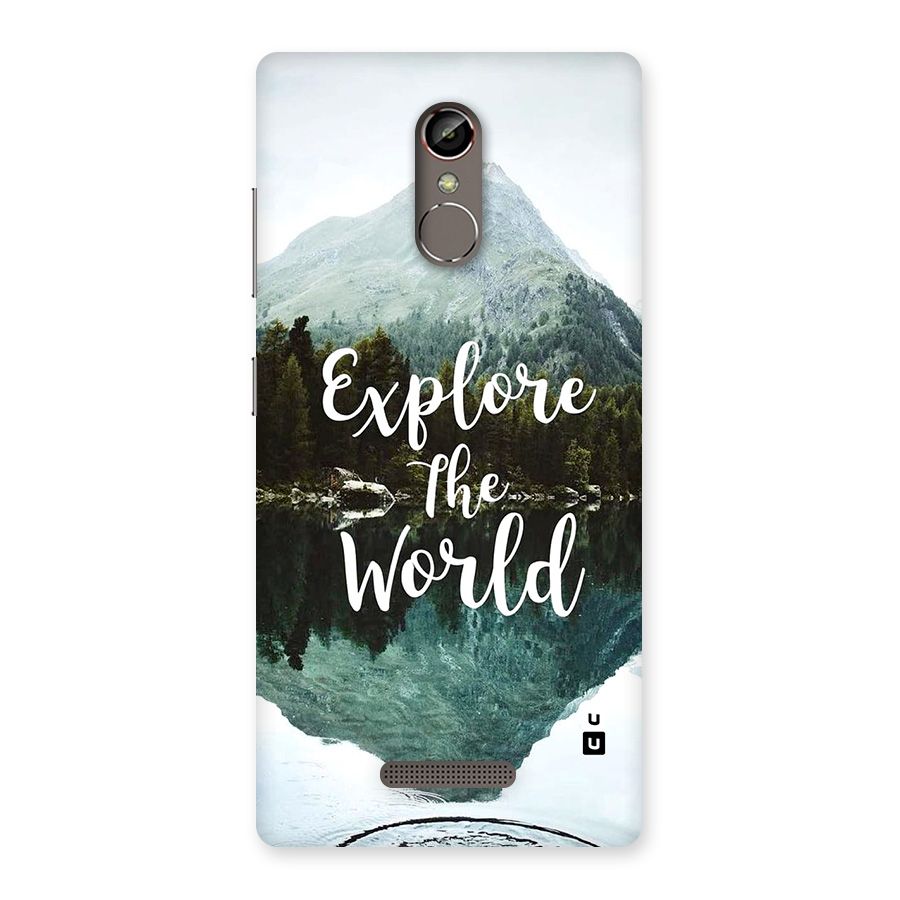Explore The World Back Case for Gionee S6s
