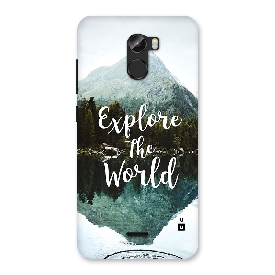 Explore The World Back Case for Gionee X1