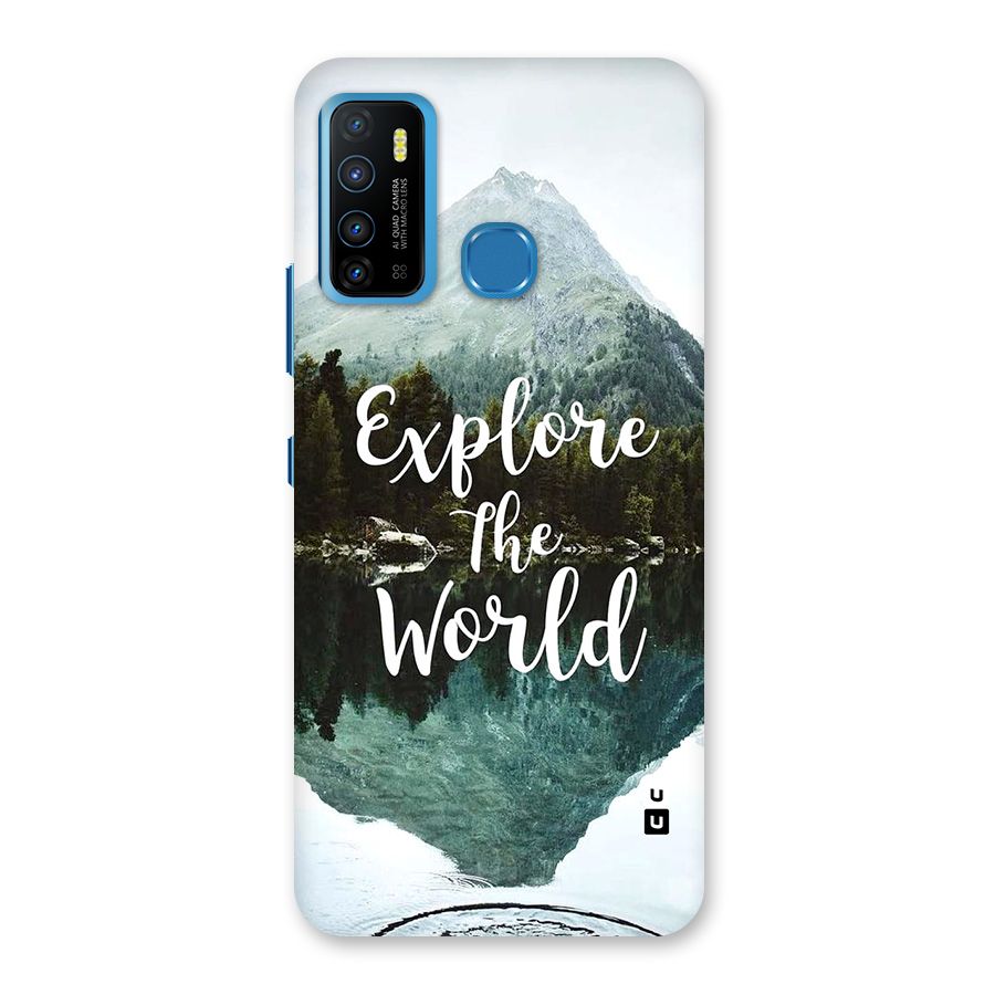 Explore The World Back Case for Infinix Hot 9