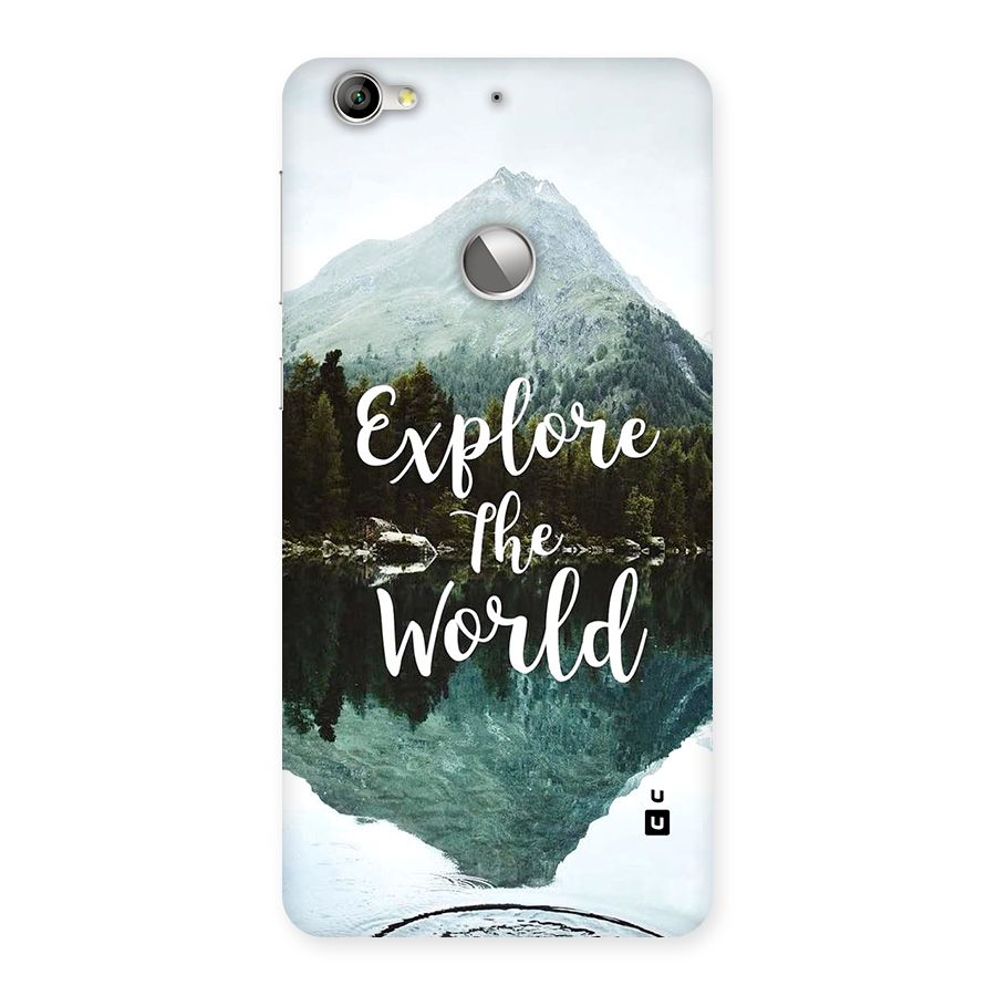 Explore The World Back Case for Le 1S