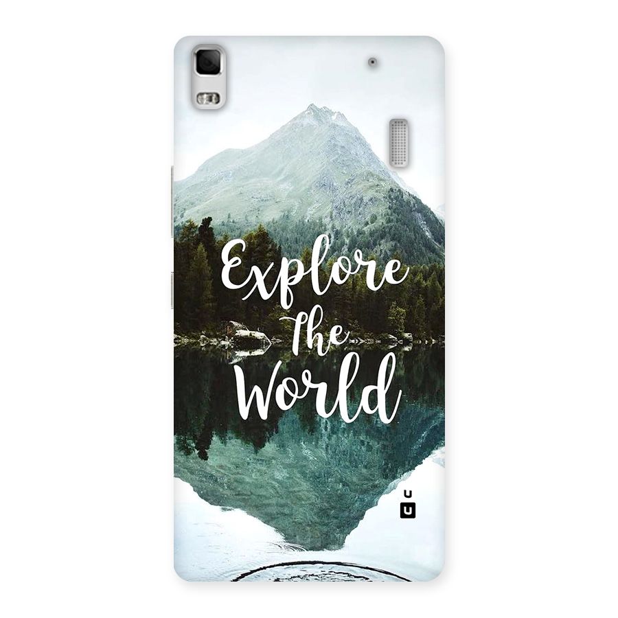 Explore The World Back Case for Lenovo A7000