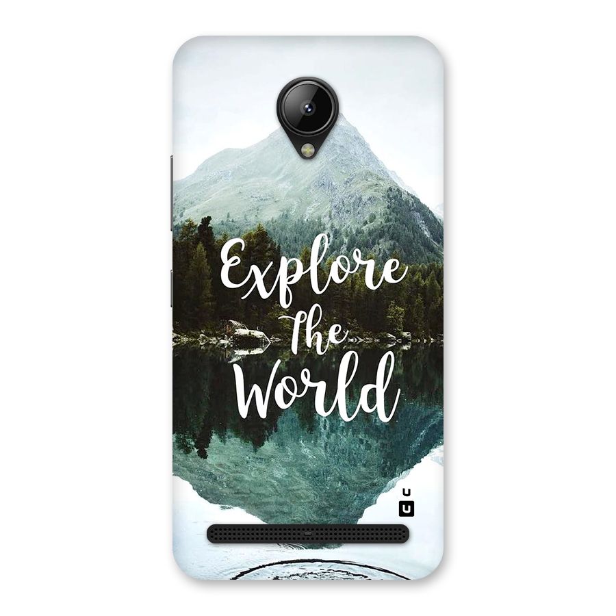 Explore The World Back Case for Lenovo C2