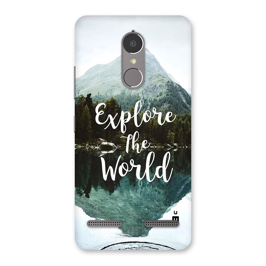 Explore The World Back Case for Lenovo K6 Power