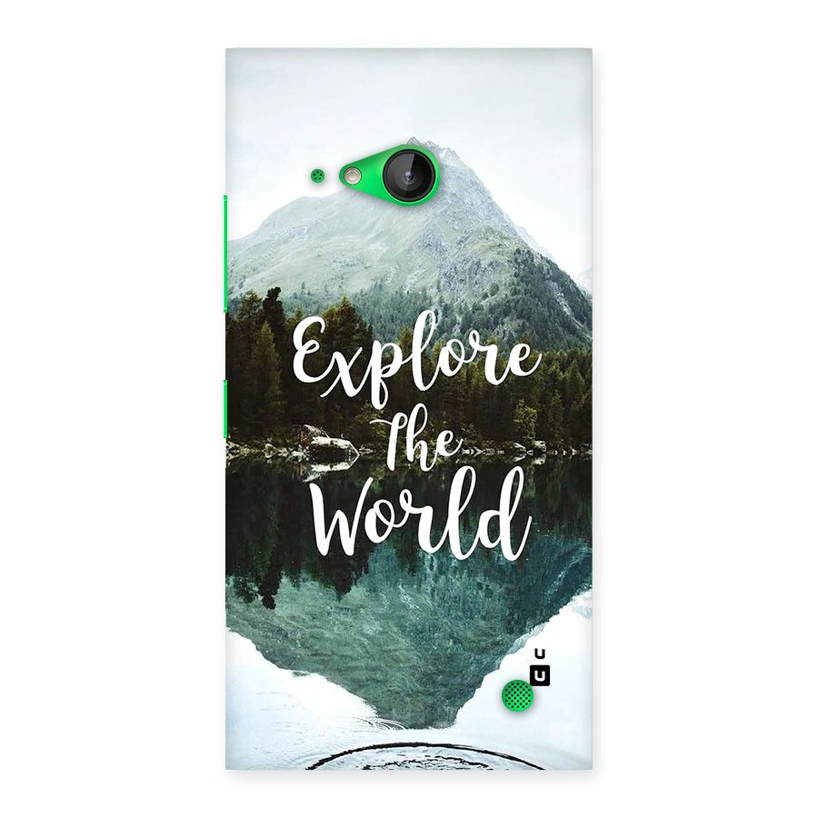 Explore The World Back Case for Lumia 730