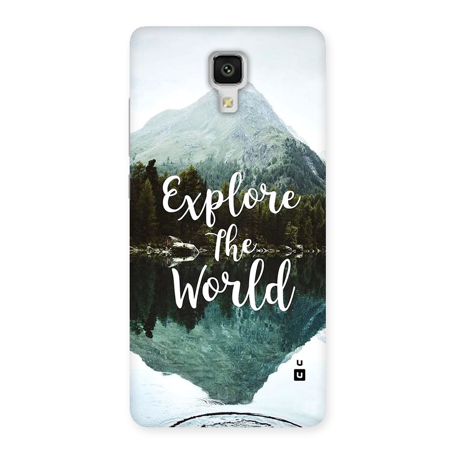 Explore The World Back Case for Mi4