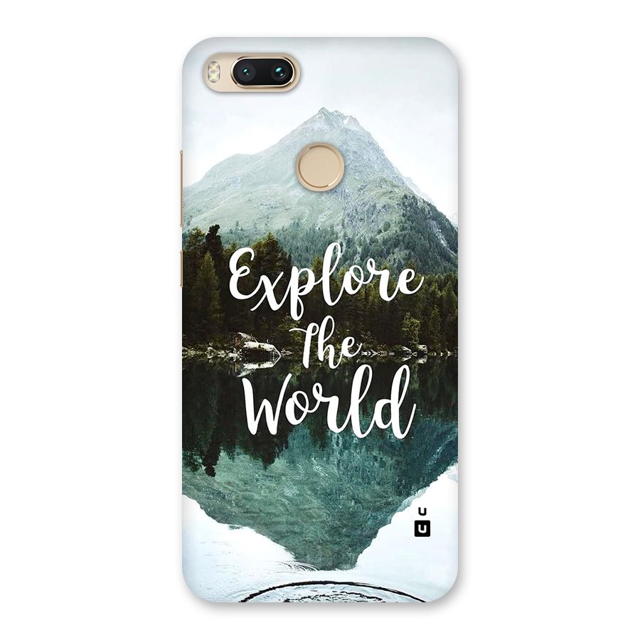 Explore The World Back Case for Mi A1
