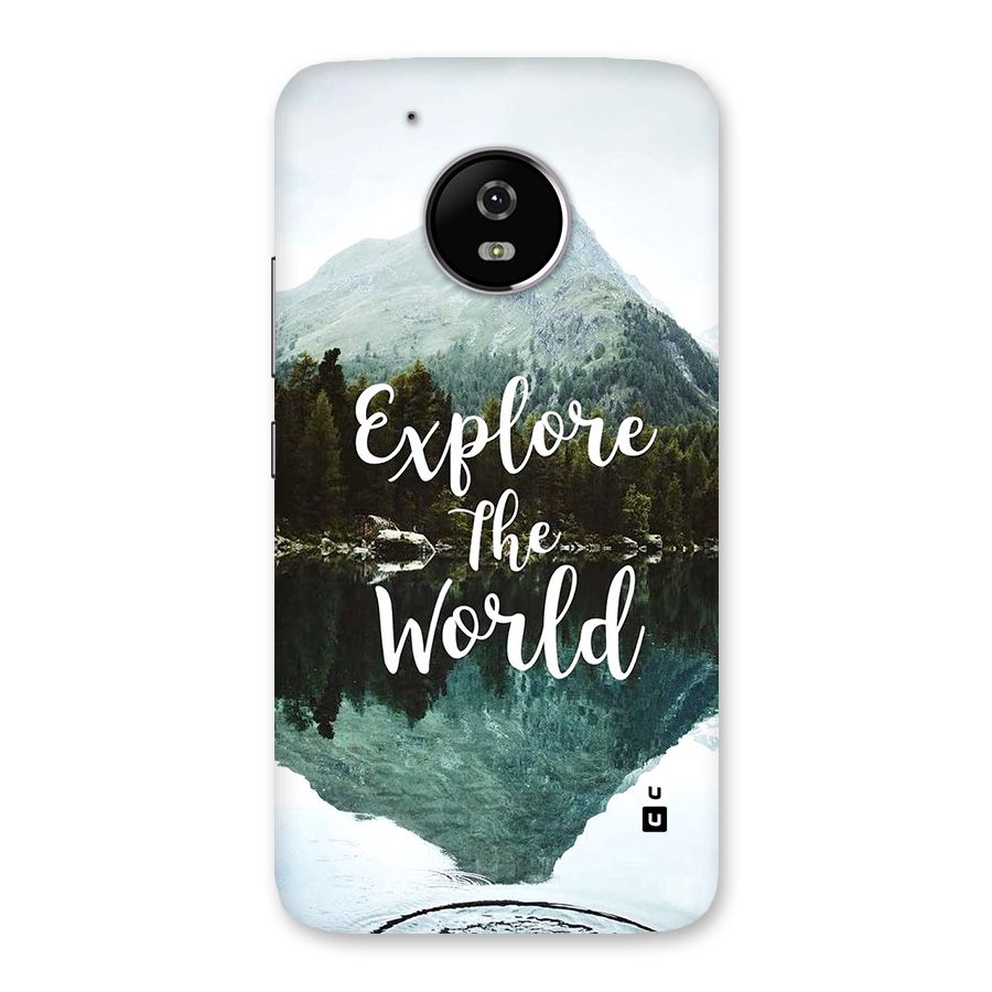 Explore The World Back Case for Moto G5