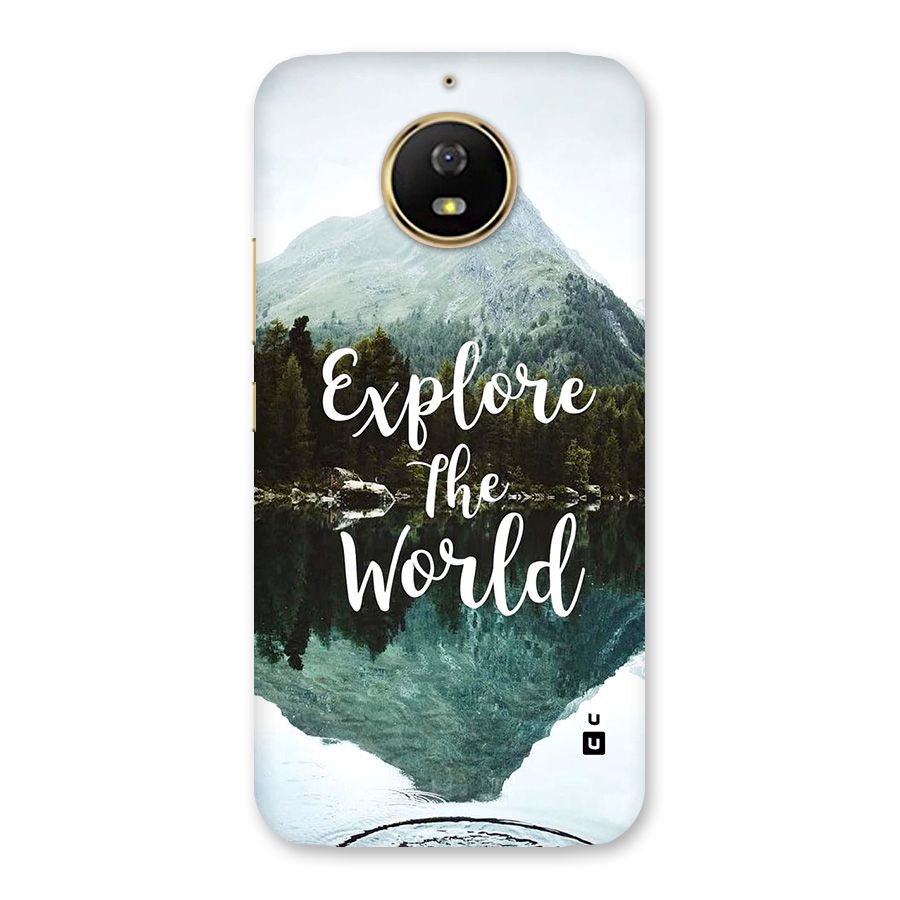 Explore The World Back Case for Moto G5s