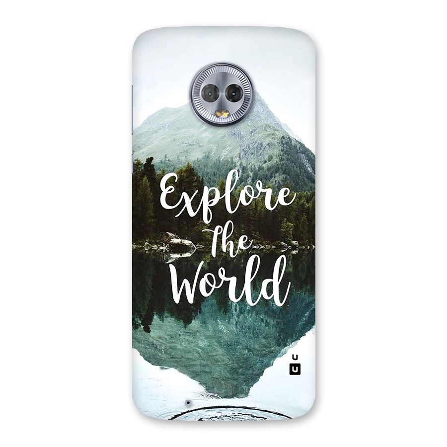 Explore The World Back Case for Moto G6