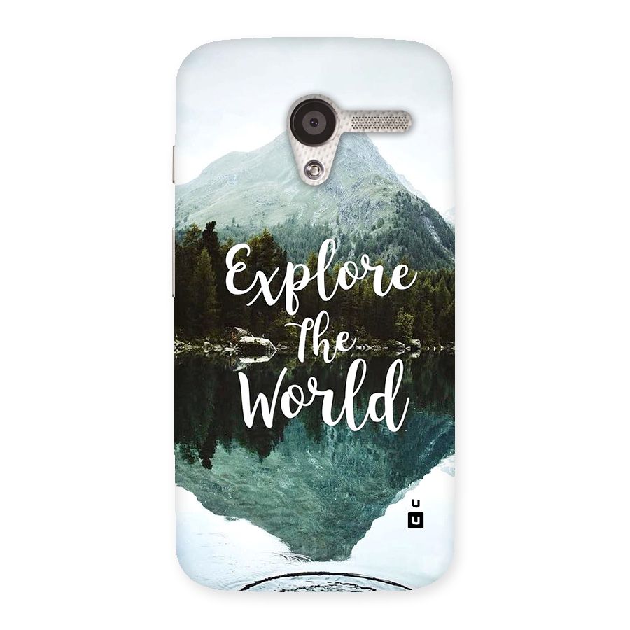 Explore The World Back Case for Moto X