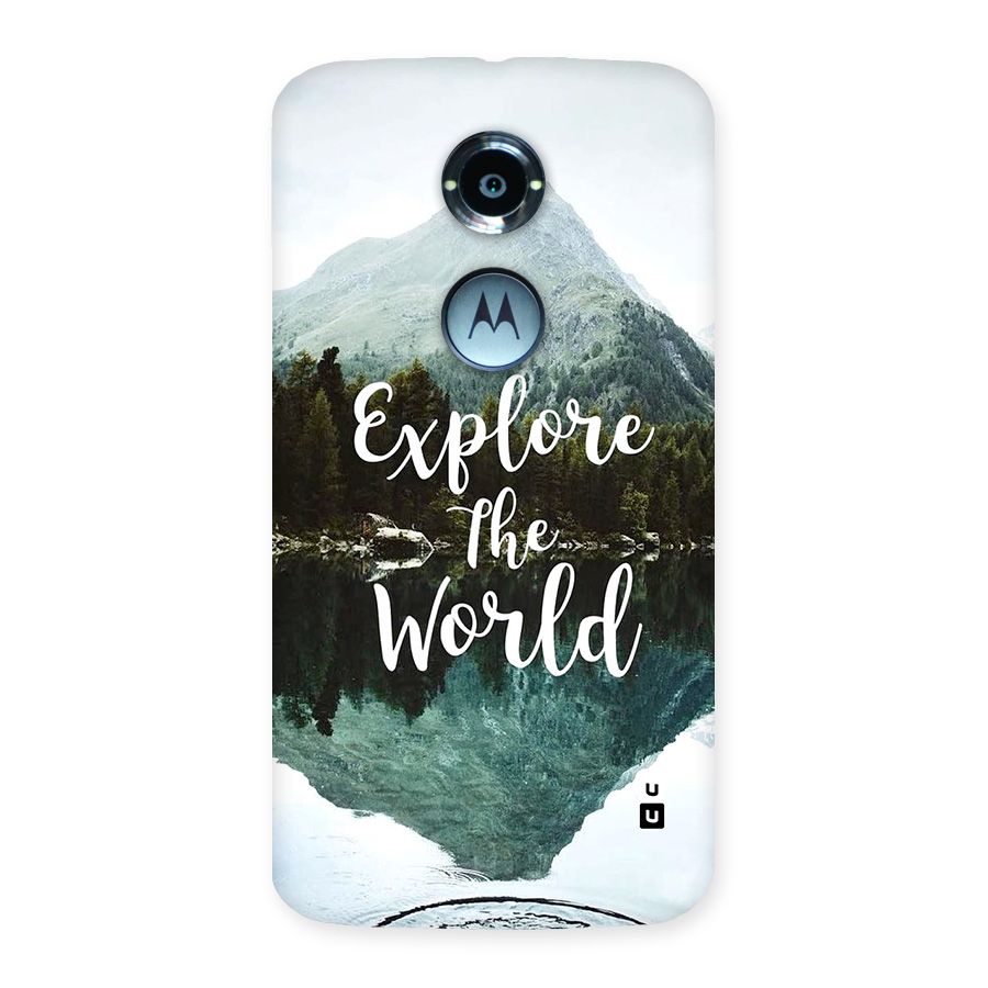 Explore The World Back Case for Moto X2