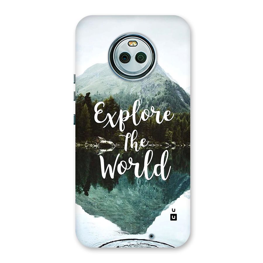 Explore The World Back Case for Moto X4