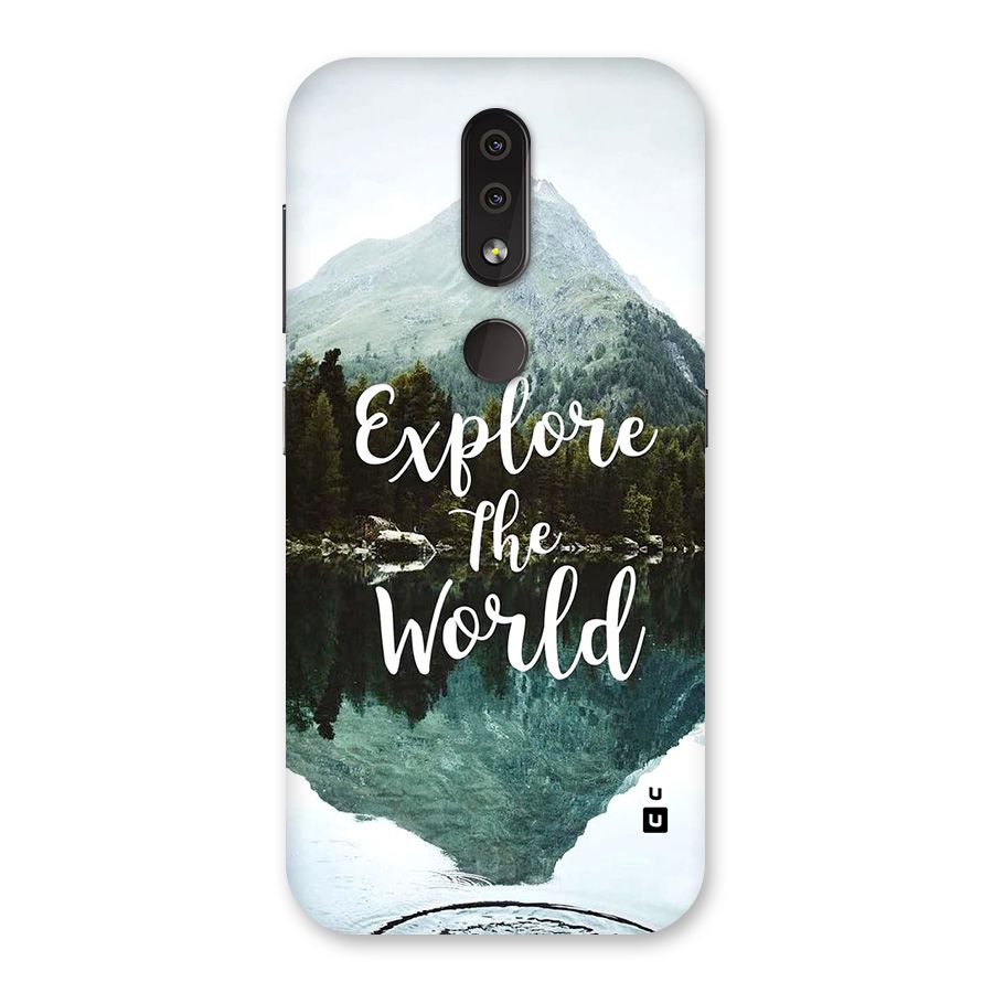 Explore The World Back Case for Nokia 4.2
