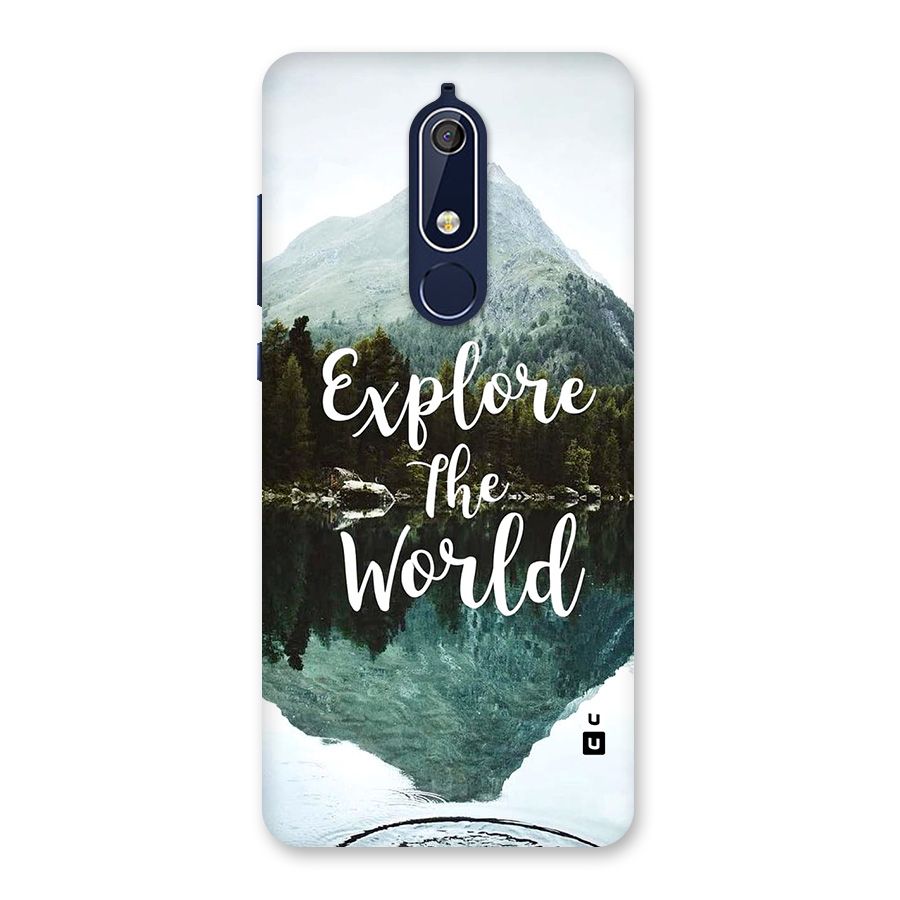 Explore The World Back Case for Nokia 5.1