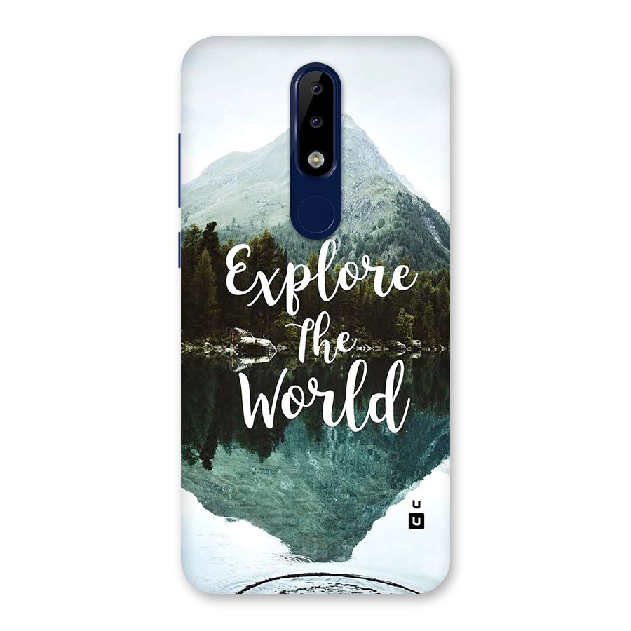 Explore The World Back Case for Nokia 5.1 Plus
