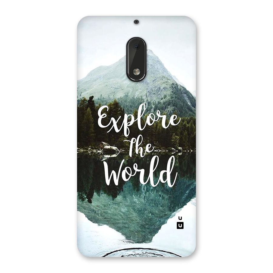 Explore The World Back Case for Nokia 6