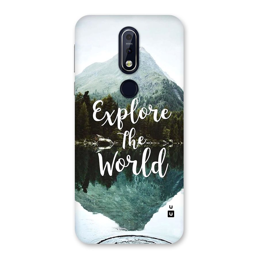 Explore The World Back Case for Nokia 7.1