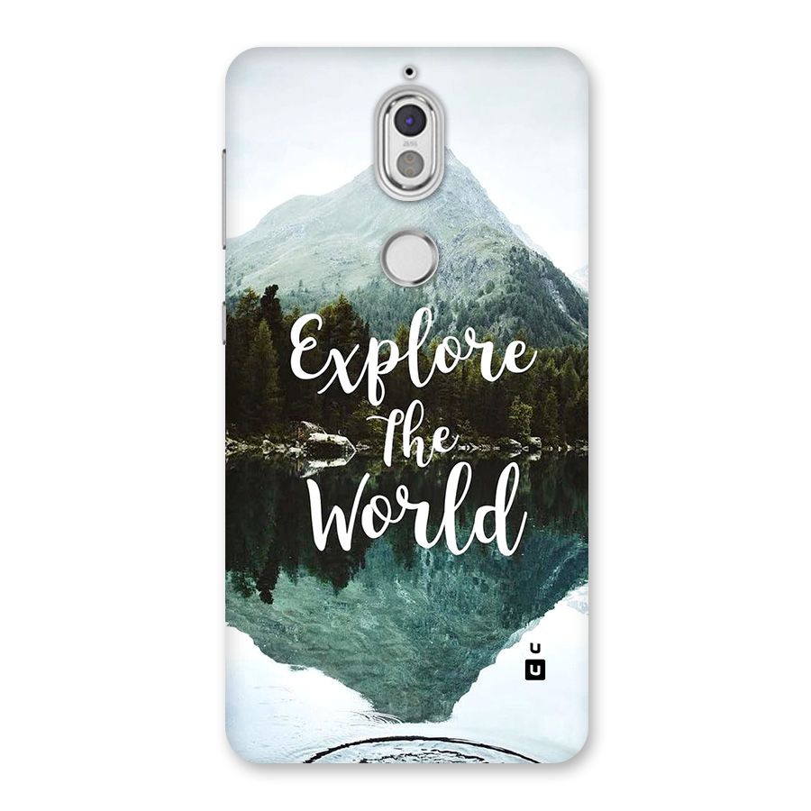 Explore The World Back Case for Nokia 7