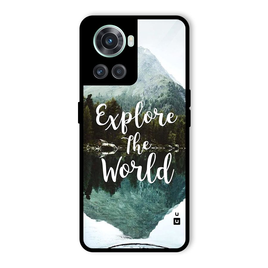 Explore The World Glass Back Case for OnePlus 10R