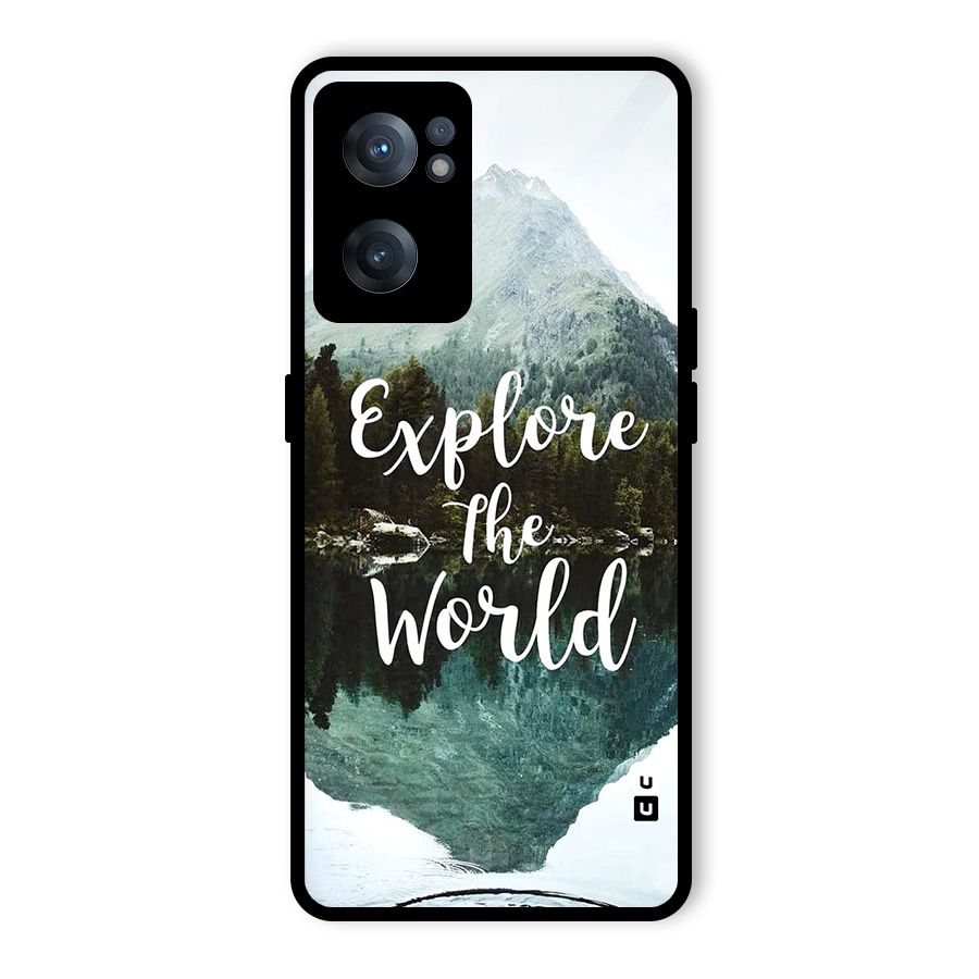 Explore The World Glass Back Case for OnePlus Nord CE 2 5G