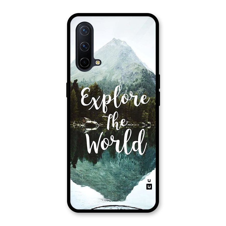 Explore The World Glass Back Case for OnePlus Nord CE 5G