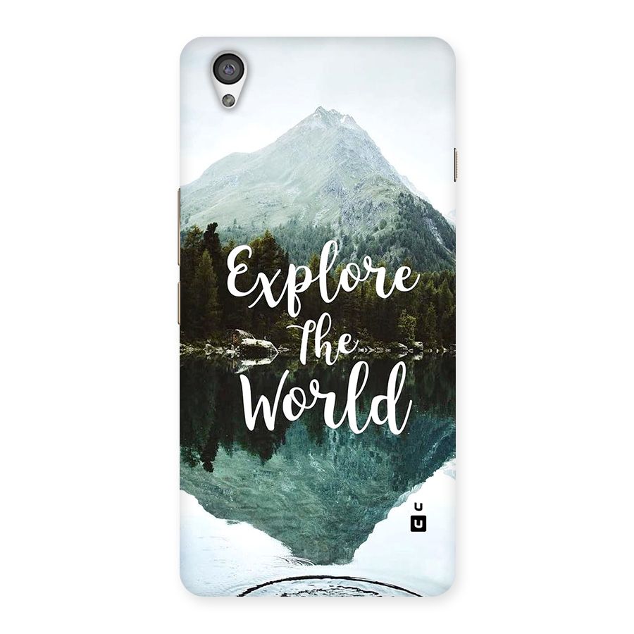 Explore The World Back Case for OnePlus X