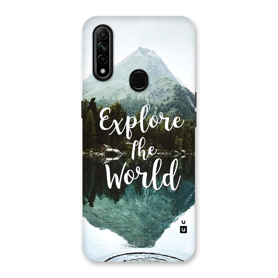 Explore The World Back Case for Oppo A31