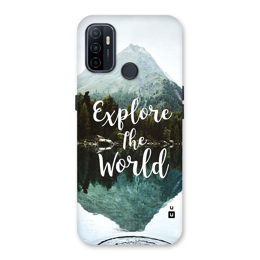 Explore The World Back Case for Oppo A32