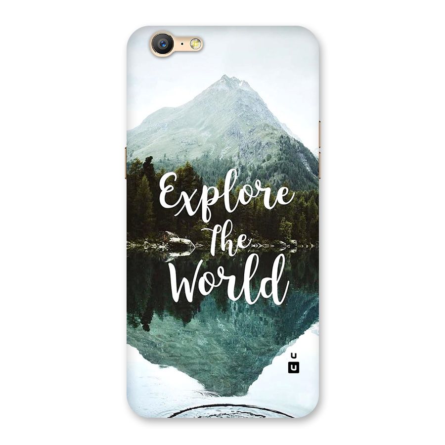 Explore The World Back Case for Oppo A39