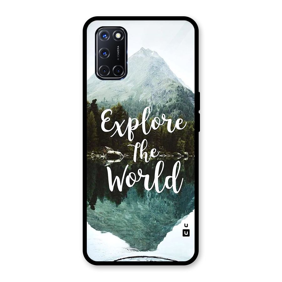 Explore The World Glass Back Case for Oppo A52