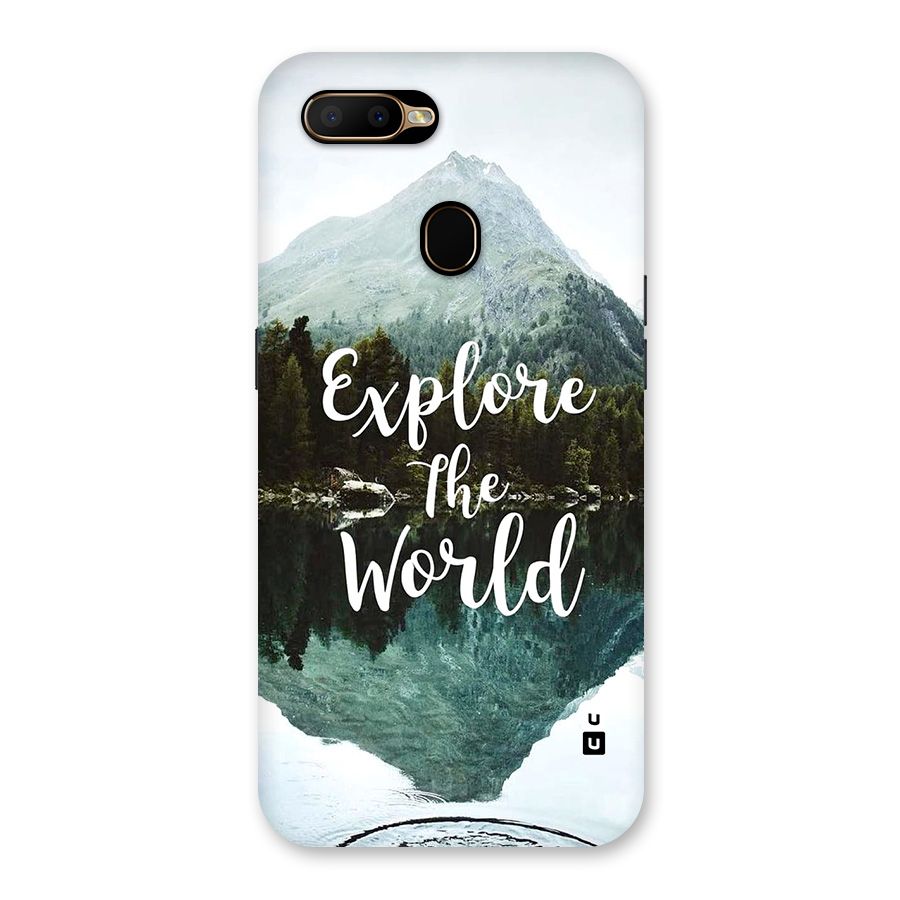 Explore The World Back Case for Oppo A5s