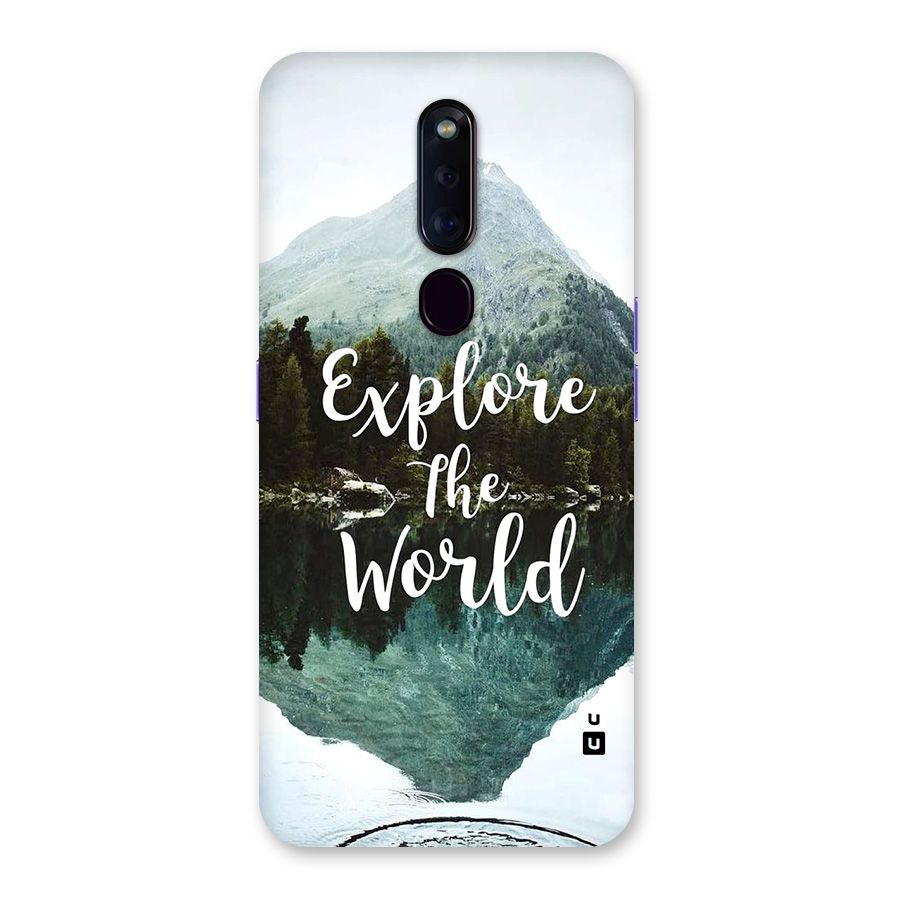 Explore The World Back Case for Oppo F11 Pro
