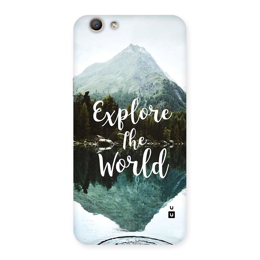 Explore The World Back Case for Oppo F1s