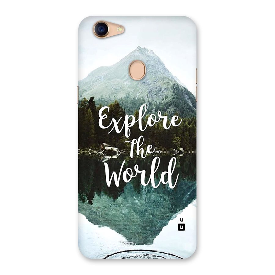 Explore The World Back Case for Oppo F5