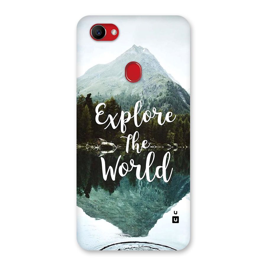 Explore The World Back Case for Oppo F7