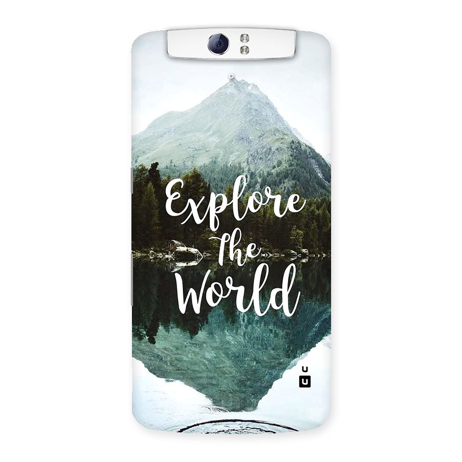 Explore The World Back Case for Oppo N1