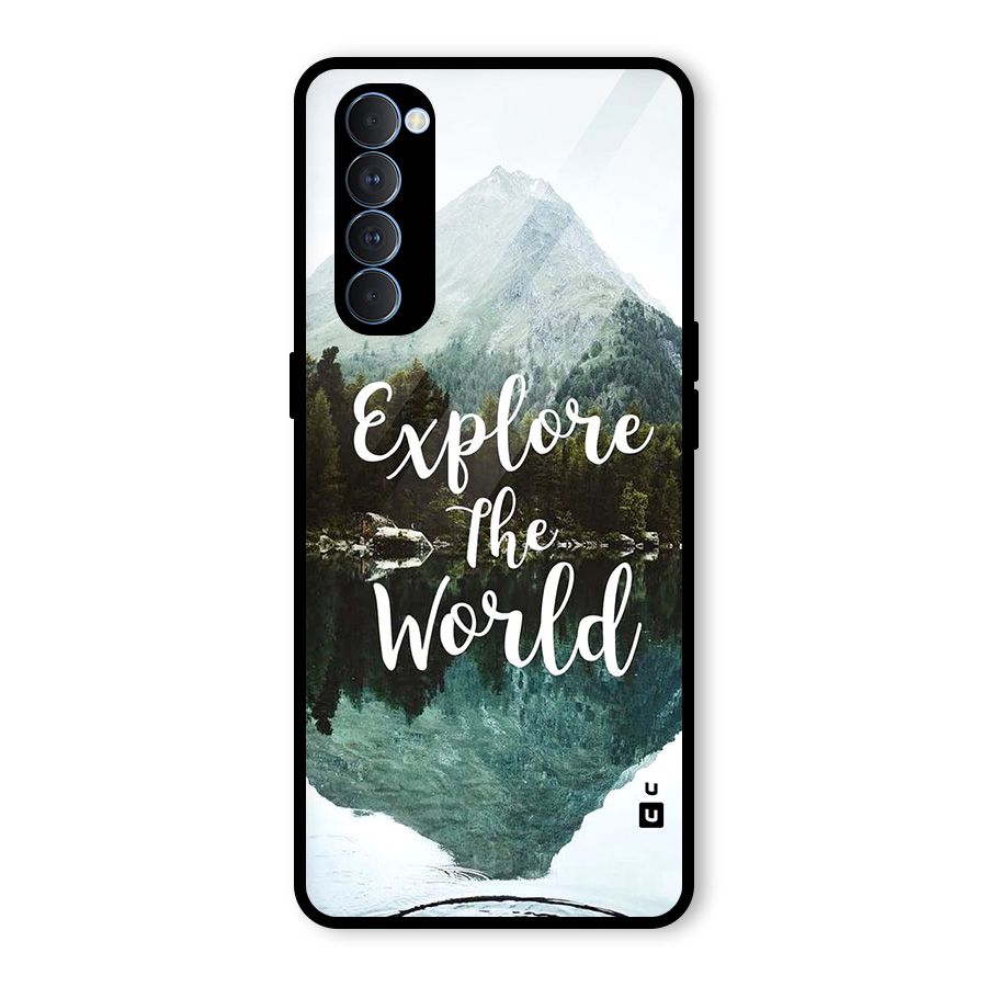 Explore The World Glass Back Case for Oppo Reno4 Pro