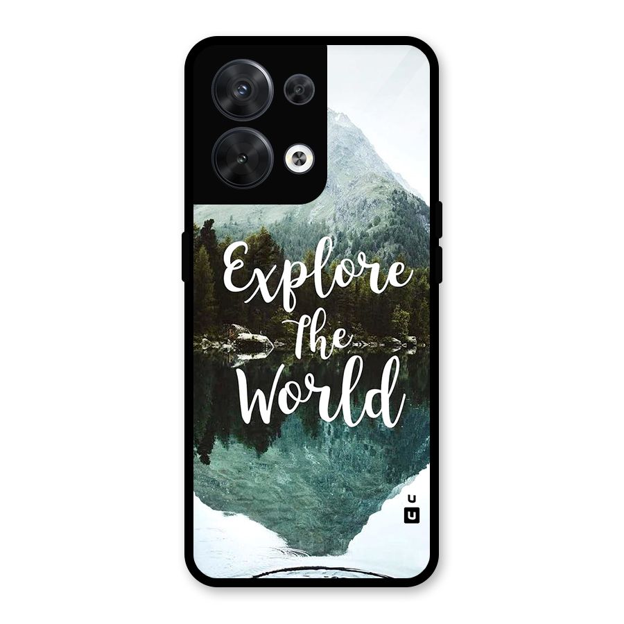 Explore The World Glass Back Case for Oppo Reno8 5G